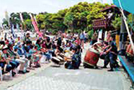 吉良温泉こいのぼりフェス風景